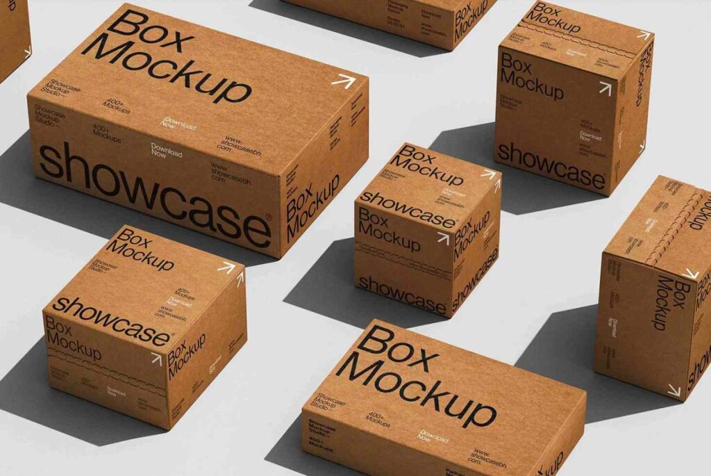 Eco-friendly carton designs generated by AI