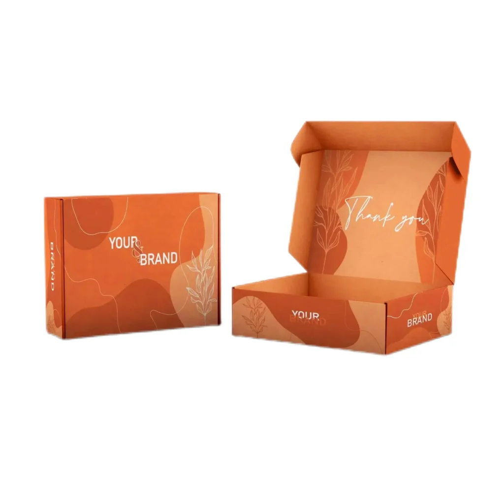 Custom printed mailer boxes with brand logo